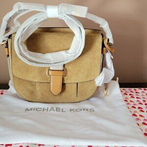 Michael Kors Romy suede messenger bag